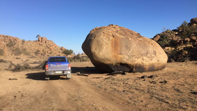 Jak se jezdí v Namibii