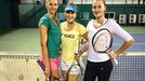 Belinda Bencicová, Karolína Plíšková a Kristina Mladenovicova