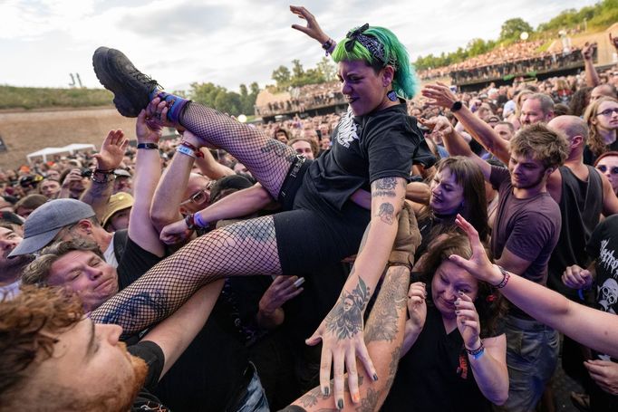 Snímek z letošního ročníku festivalu Brutal Assault.