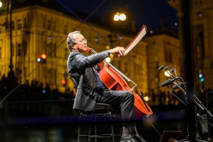 Yo-Yo Ma na festivalu Prague Sounds.