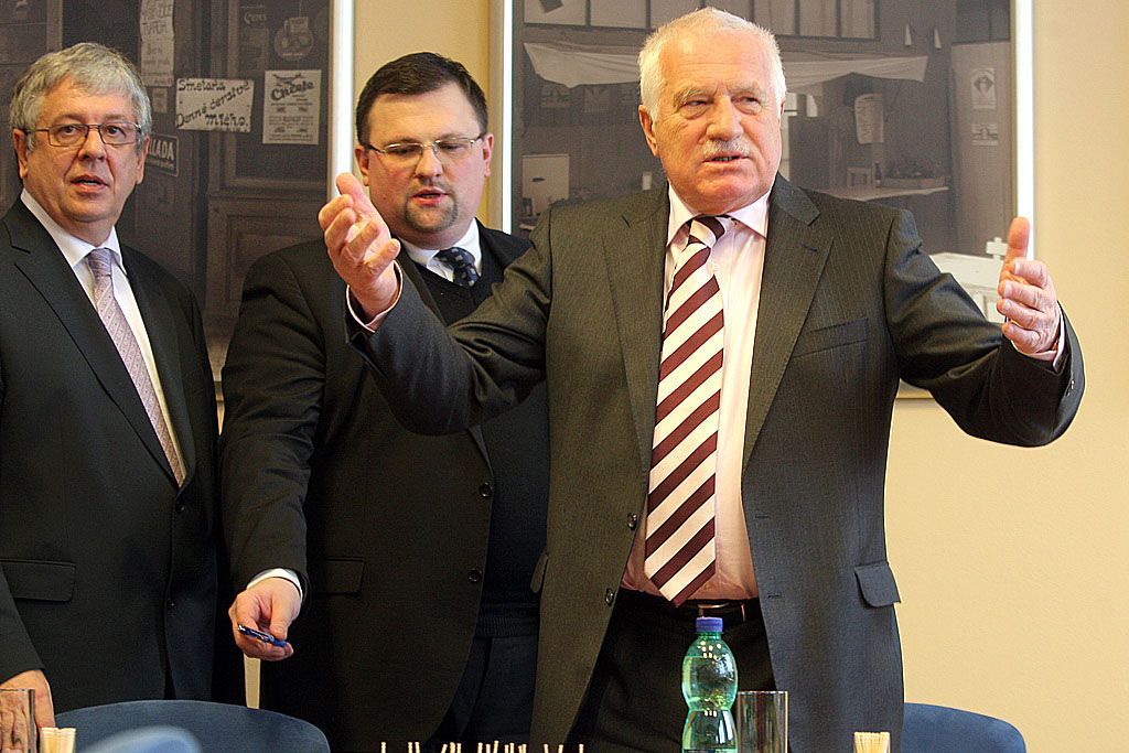 Václav Klaus v Českých Budějovicích