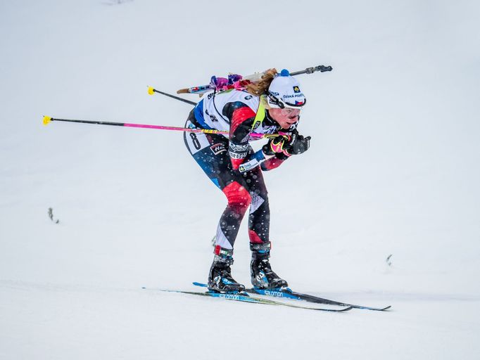 biatlon, MS 2019 v Östersundu, smíšená štafeta, Markéta Davidová