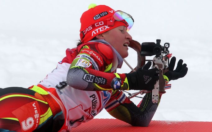 Biatlon, SP  Hochfilzen: Veronika Vítková