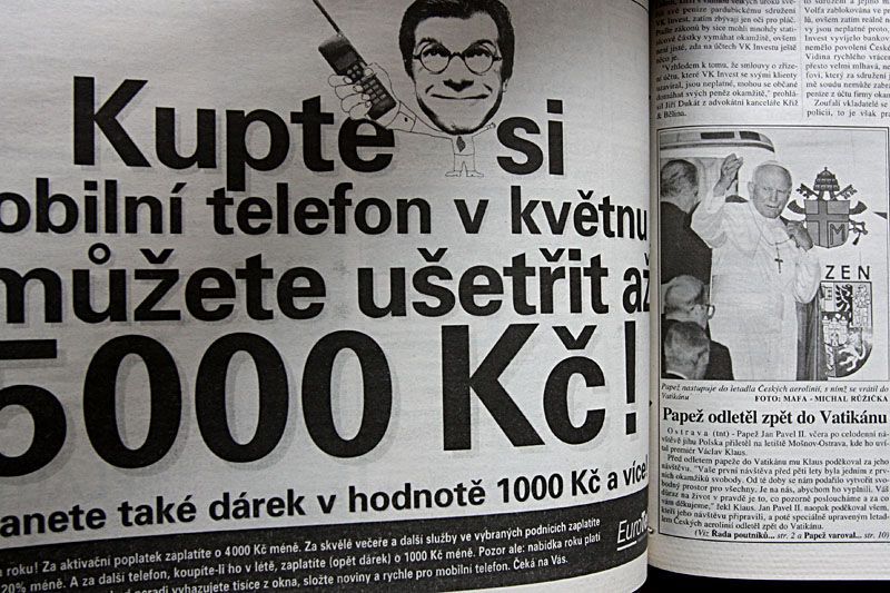 Návštěvy papeže v novinách