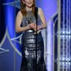 Actress Julianne Moore accepts the Golden Globe Award for Best Actress - Motion Picture, Drama for &quot;Still Alice&quot; at the 72nd Golden Globe Awards in Beverly Hills