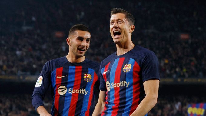 Radost fotbalistů Barcelony