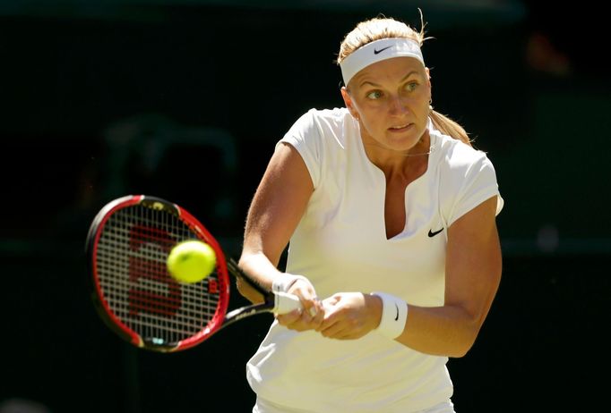 Petra Kvitová v prvním kole Wimbledonu 2015