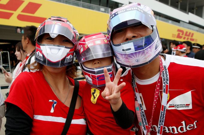 F1, VC Japonska: fanoušci - Ferrari