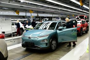 Produkce Hyundai Kona Electric spuštěna. Jde o první sériový elektromobil z Česka