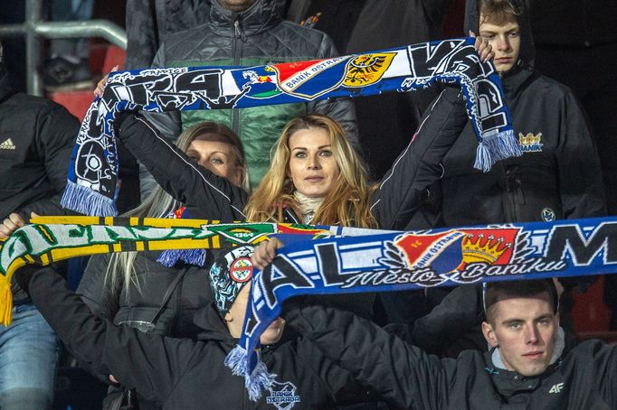 Fortuna:Liga 2019/20, Ostrava - Jablonec: Fanoušci Baníku.