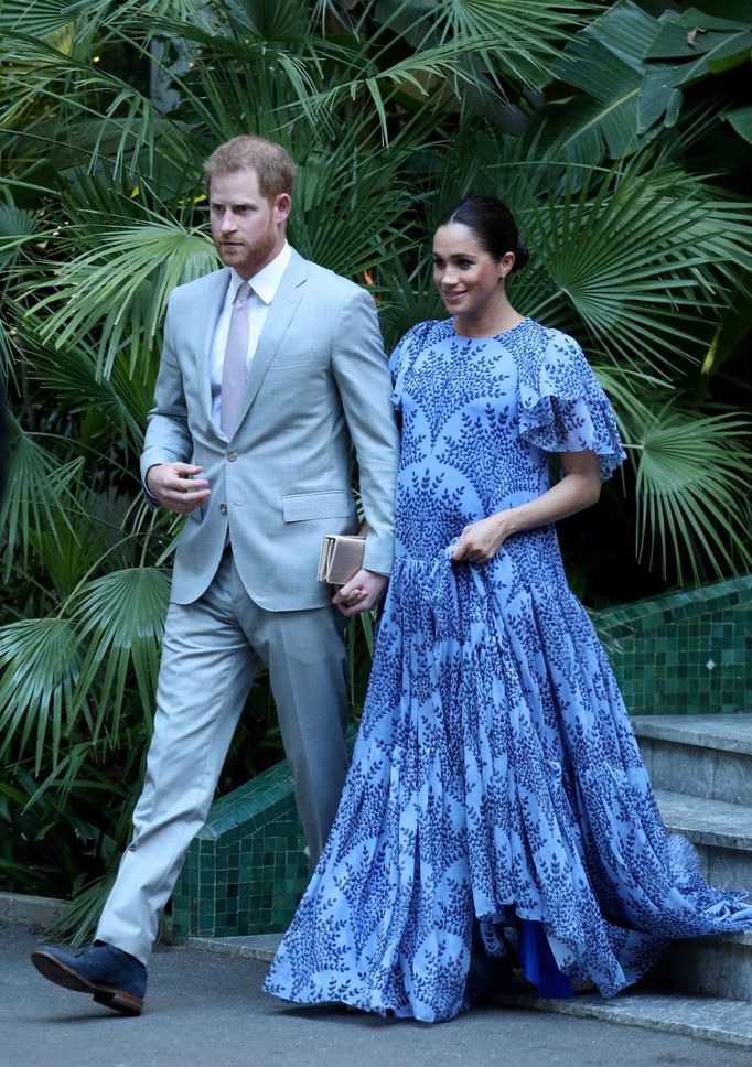 Princ Harry a vévodkyně Meghan na návštěvě v Maroku.