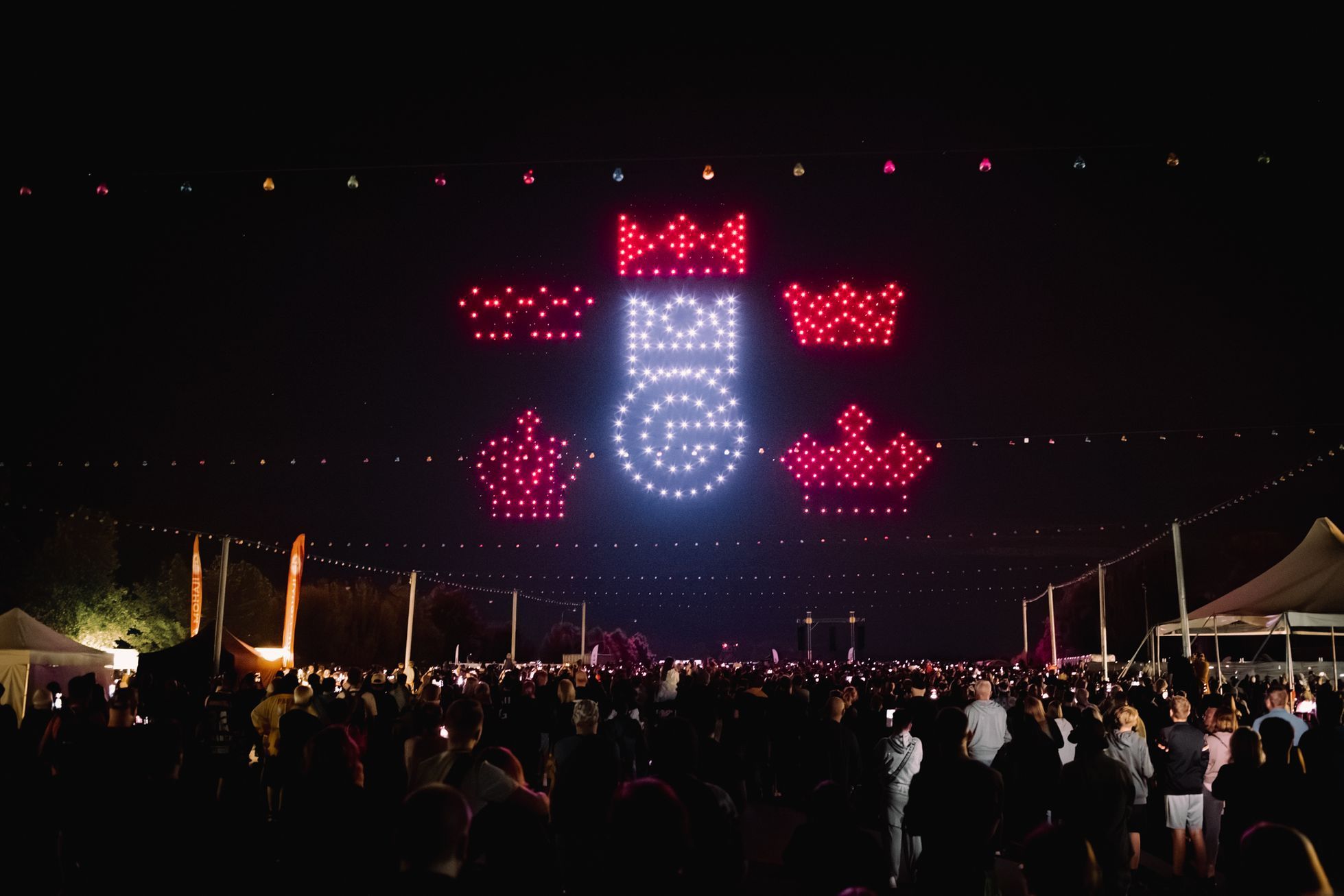 Dronová show v Hradci Králové