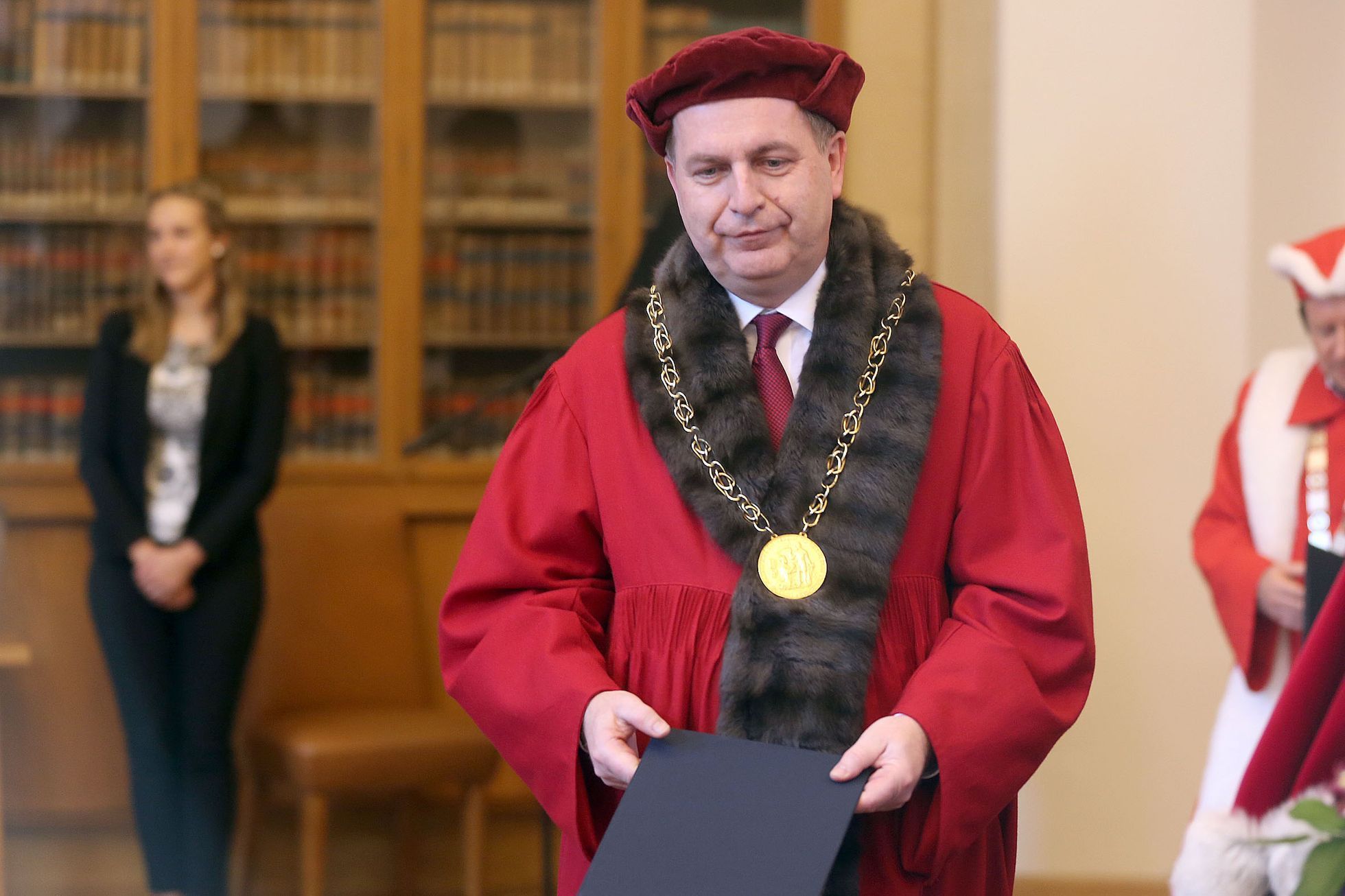 Předávání jmenovacích dekretů rektorům vysokých škol