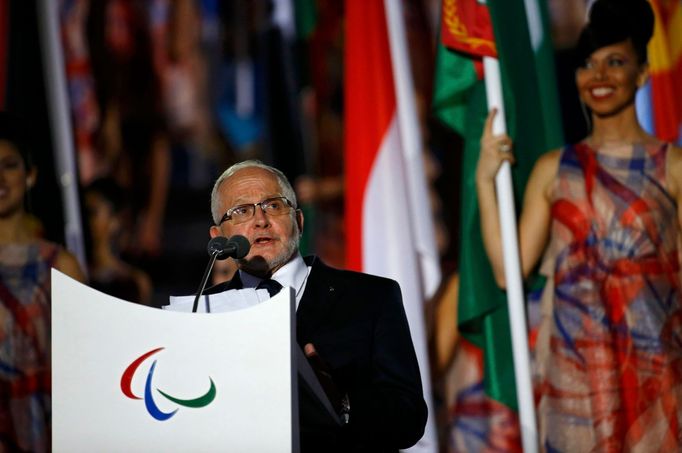 Zahajovací ceremoniál paralympiády 2016 -  Philip Craven, předseda  Mezinárodního paralympijského výboru