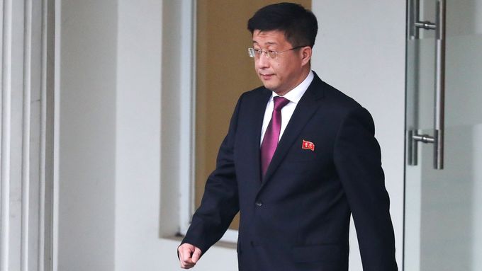 Kim Hjok-čchol, severokorejský jaderný vyjednavač na summitu v Hanoji.