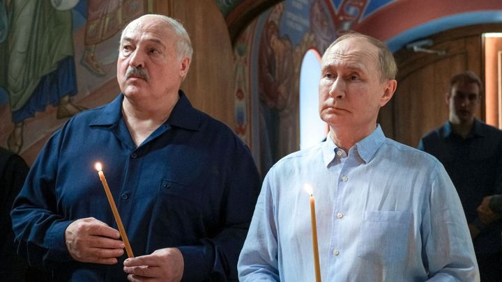 "Nebušte pěstí. Neurážejte Putina. Rusko mu neodpustí," radí Lukašenko Trumpovi; Zdroj foto: Reuters