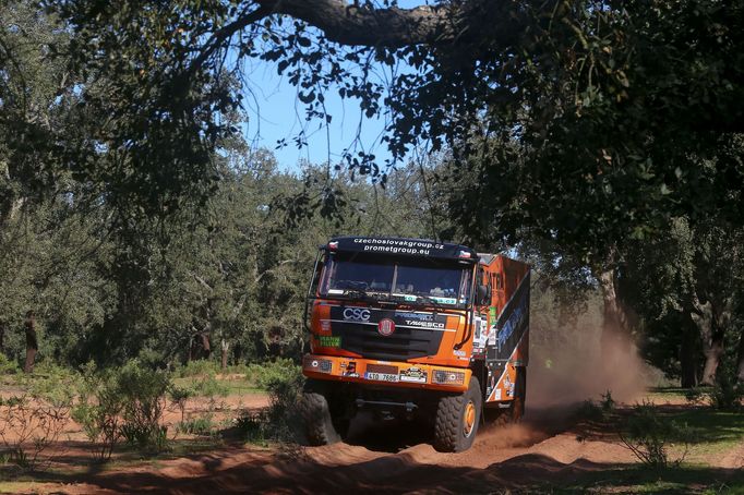 Tomáš Tomeček v Tatře 815 na Africa Eco Race 2020