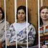 Pussy Riot u soudu v Moskvě