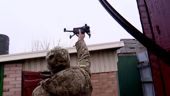 Na frontové linii u Bachmutu působí jedna z nejznámějších ukrajinských dronových jednotek.
