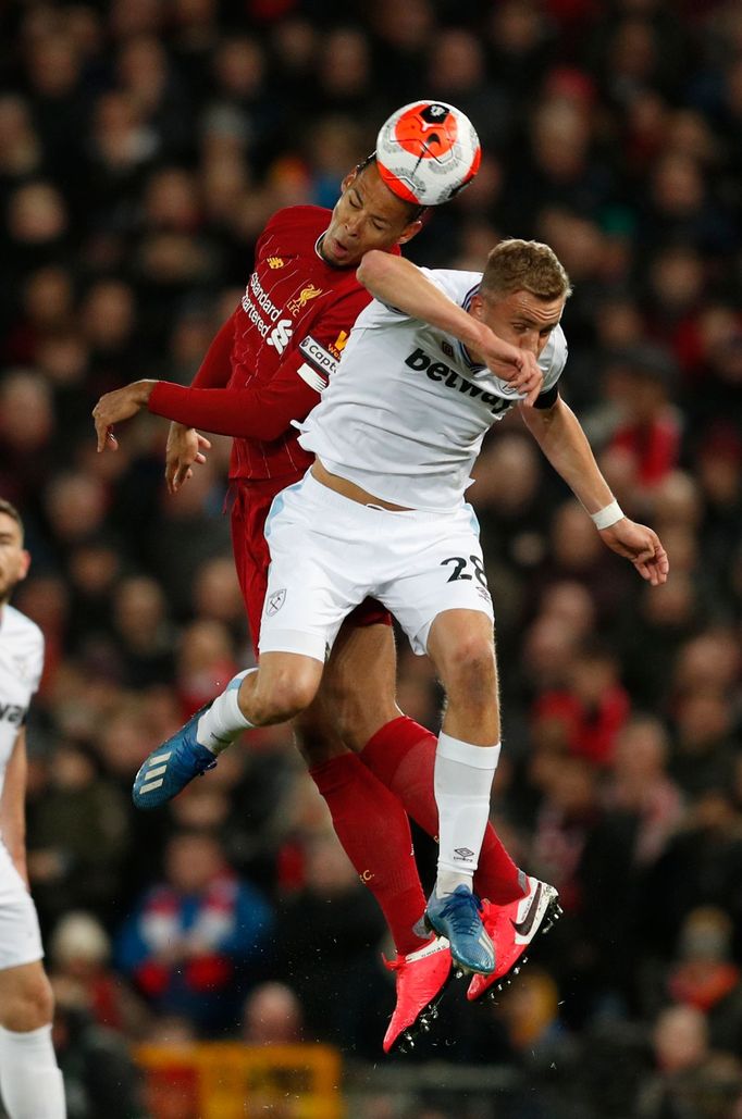 Virgil van Dijk, Tomáš Souček, Liverpool - West Ham