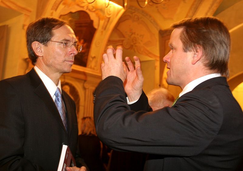 Jan Švejnar a Martin Bursík