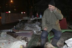 Při zásahu proti černobylským hladovkářům zemřel muž