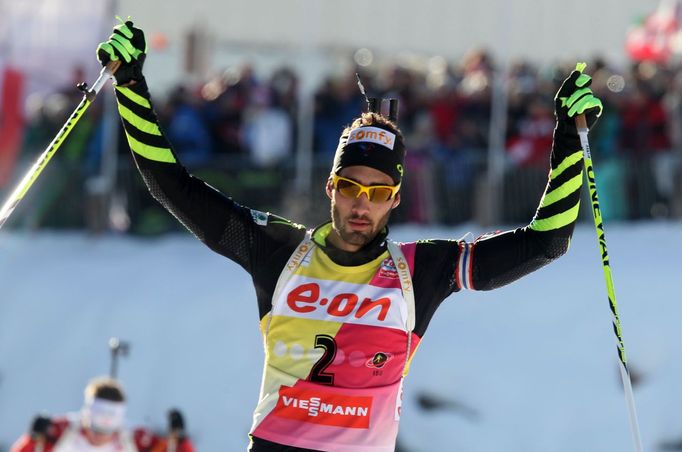 SP biatlonu,. Hochfilzen, stíhačka M: Martin Fourcade