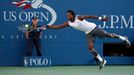 Gael Monfils a další efektní úder