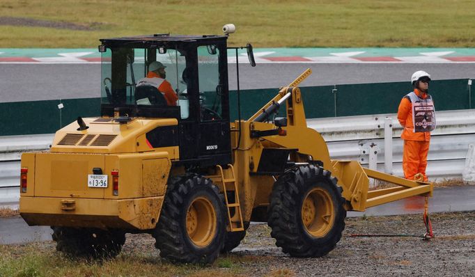 Traktor pořadatelů ve VC Japonska F1 2022