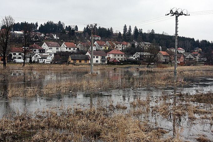 Jihlava nad loukami v Lukách nad Jihlavou