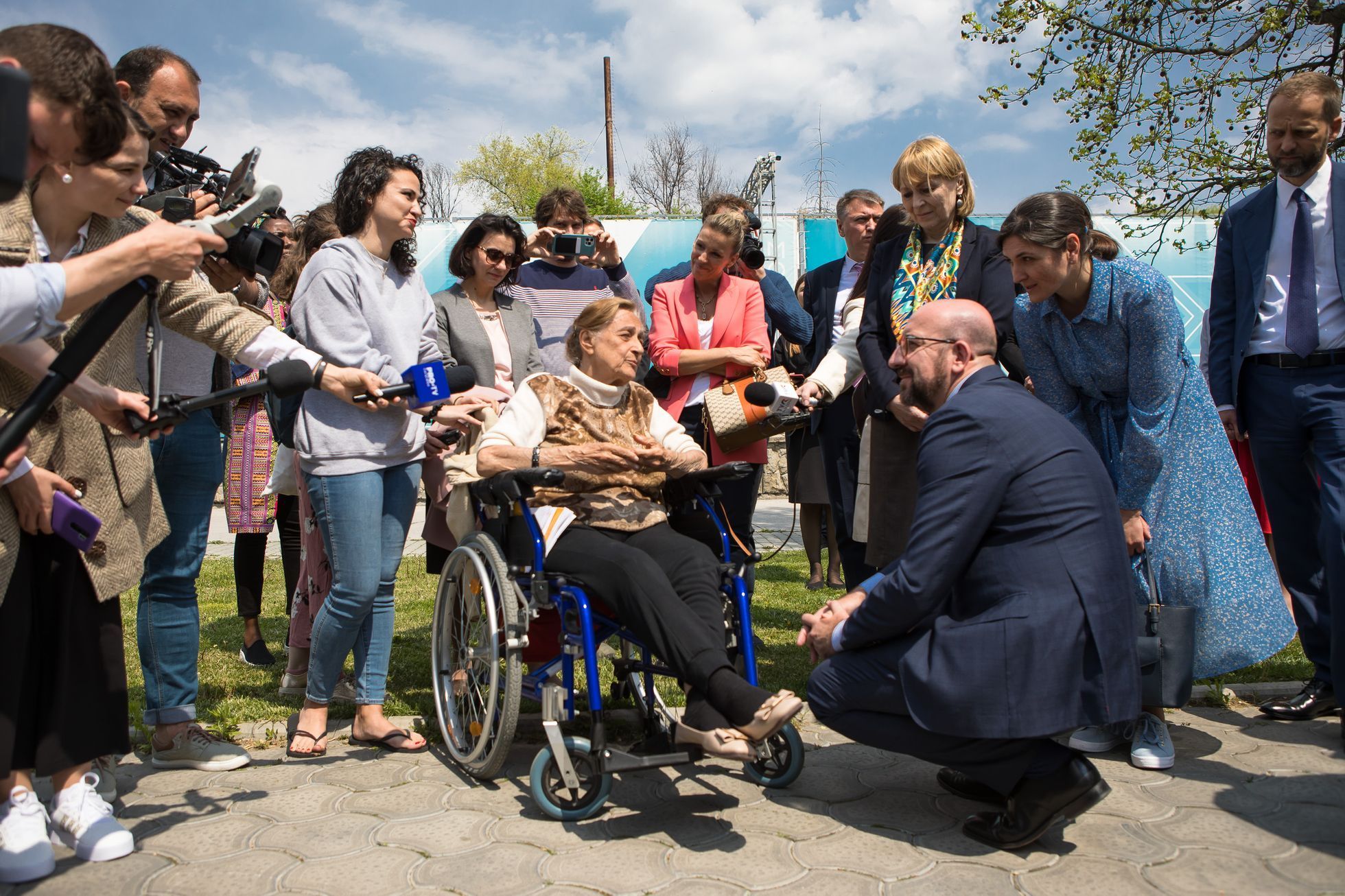 Moldavsko - uprchlíci, MoldExpo, Kišiněv, Charles Michel