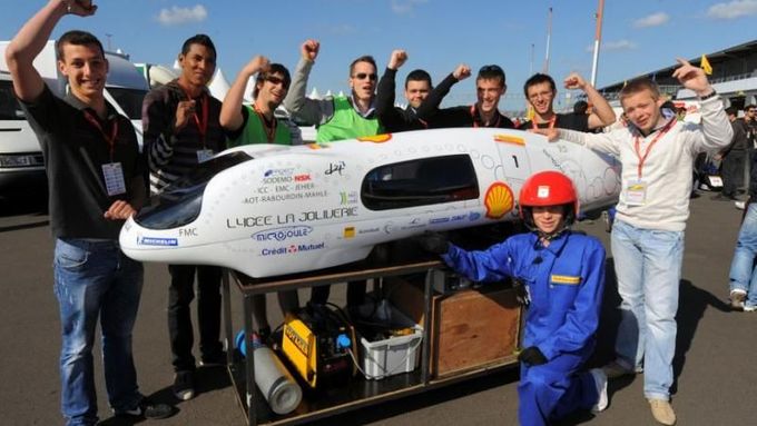 Úspěšní ze soutěže ekologických vozidel Eco Shell Maraton