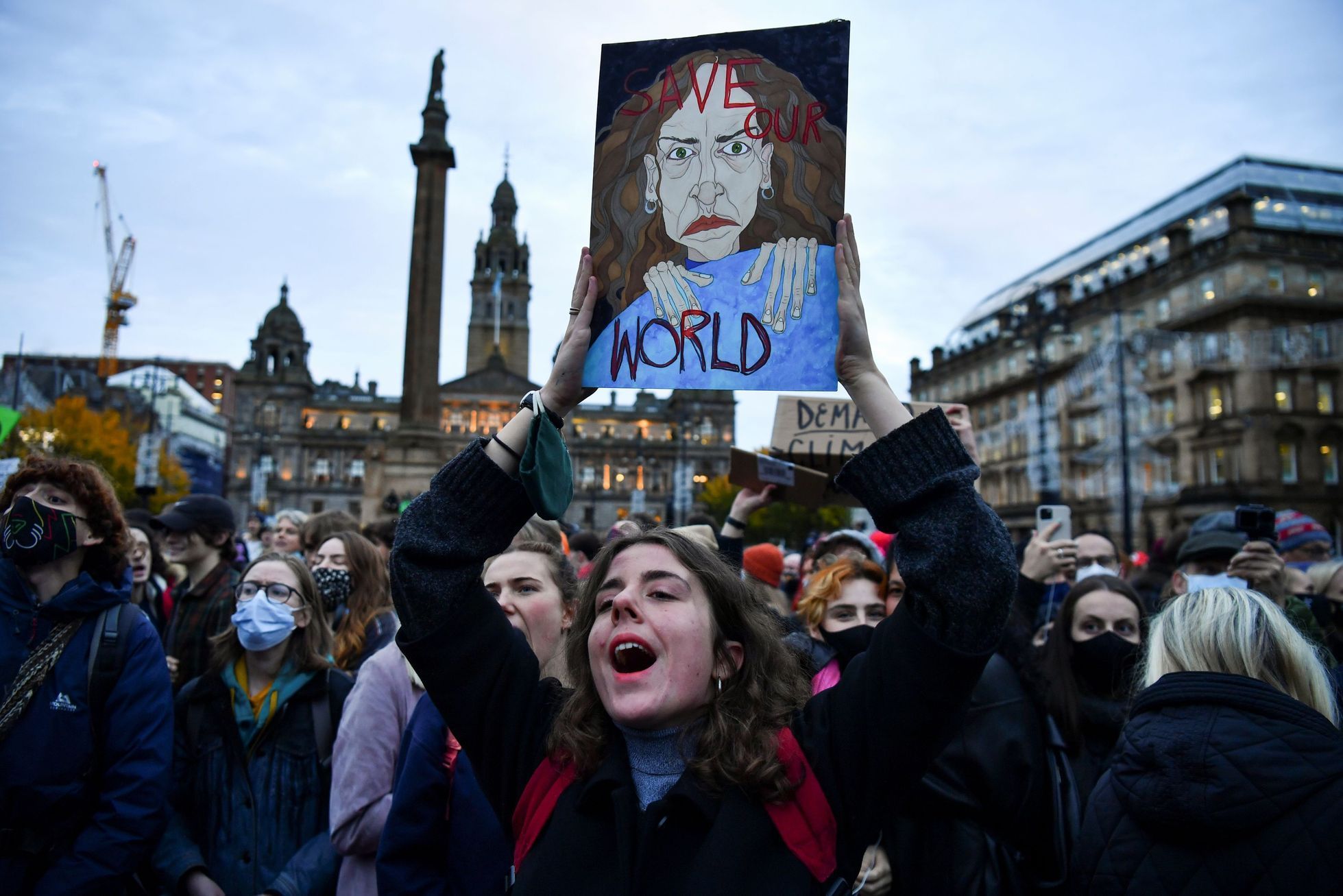Glasgow, COP26, klimatická konference, protesty