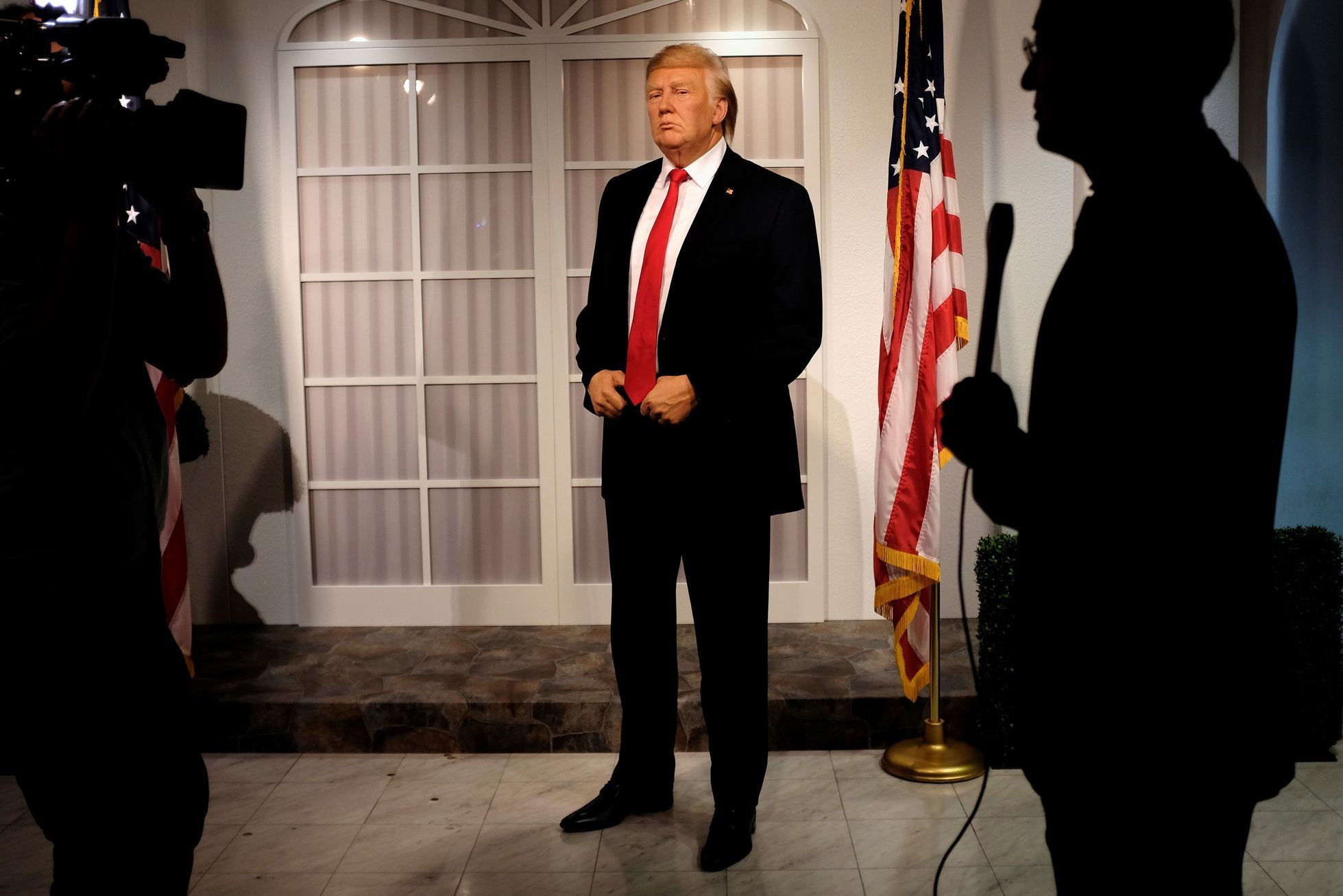 Donald Trump vosková figurína muzeum