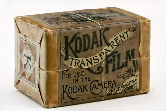 Dobové balení s Kodak filmy., cca 1890-1900.