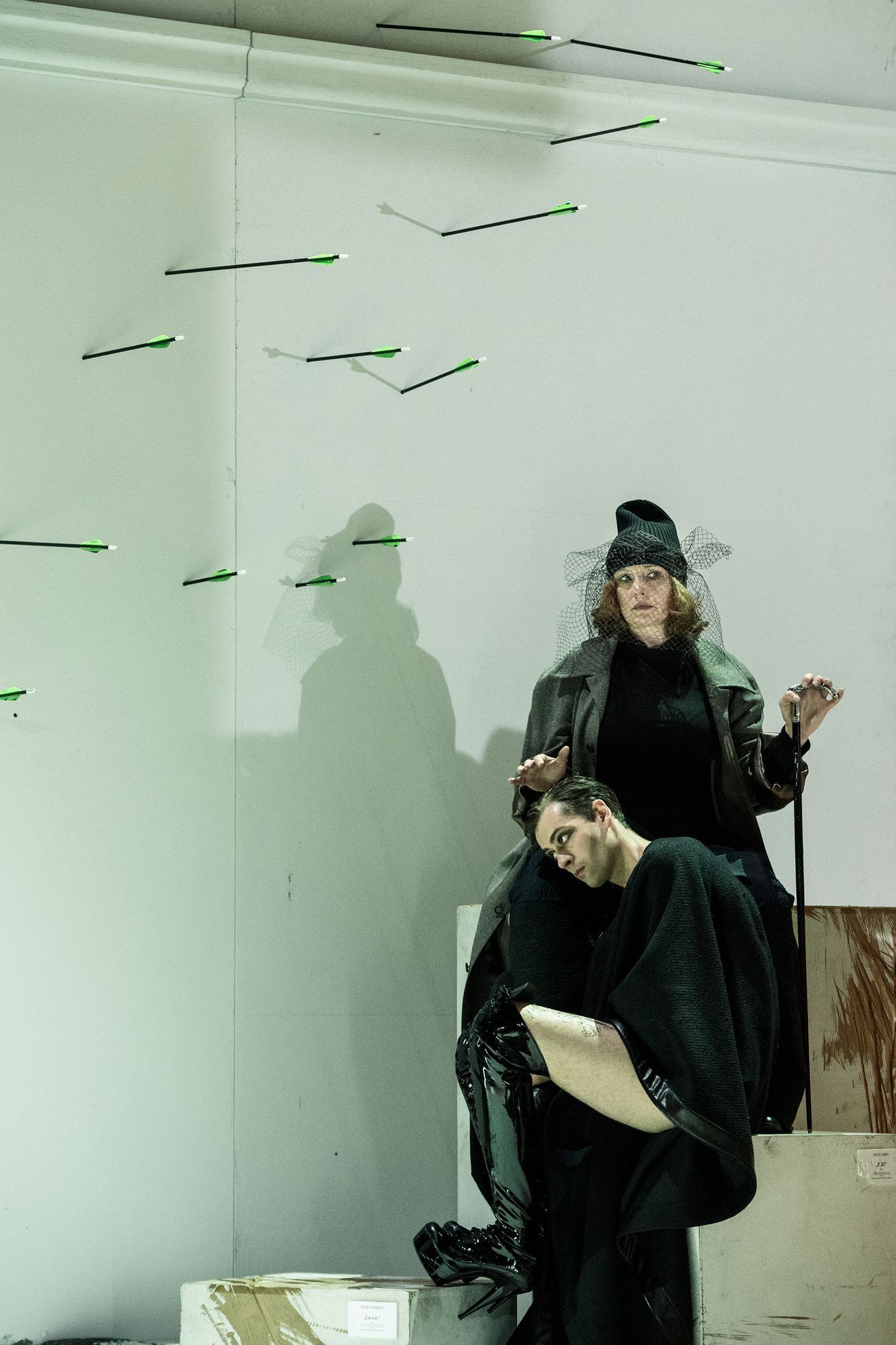 Snímek z inscenace Vítejte v Thébách