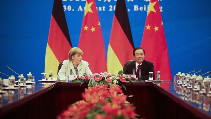 Merkelová jedná s čínskými představiteli pravidelně každý rok.