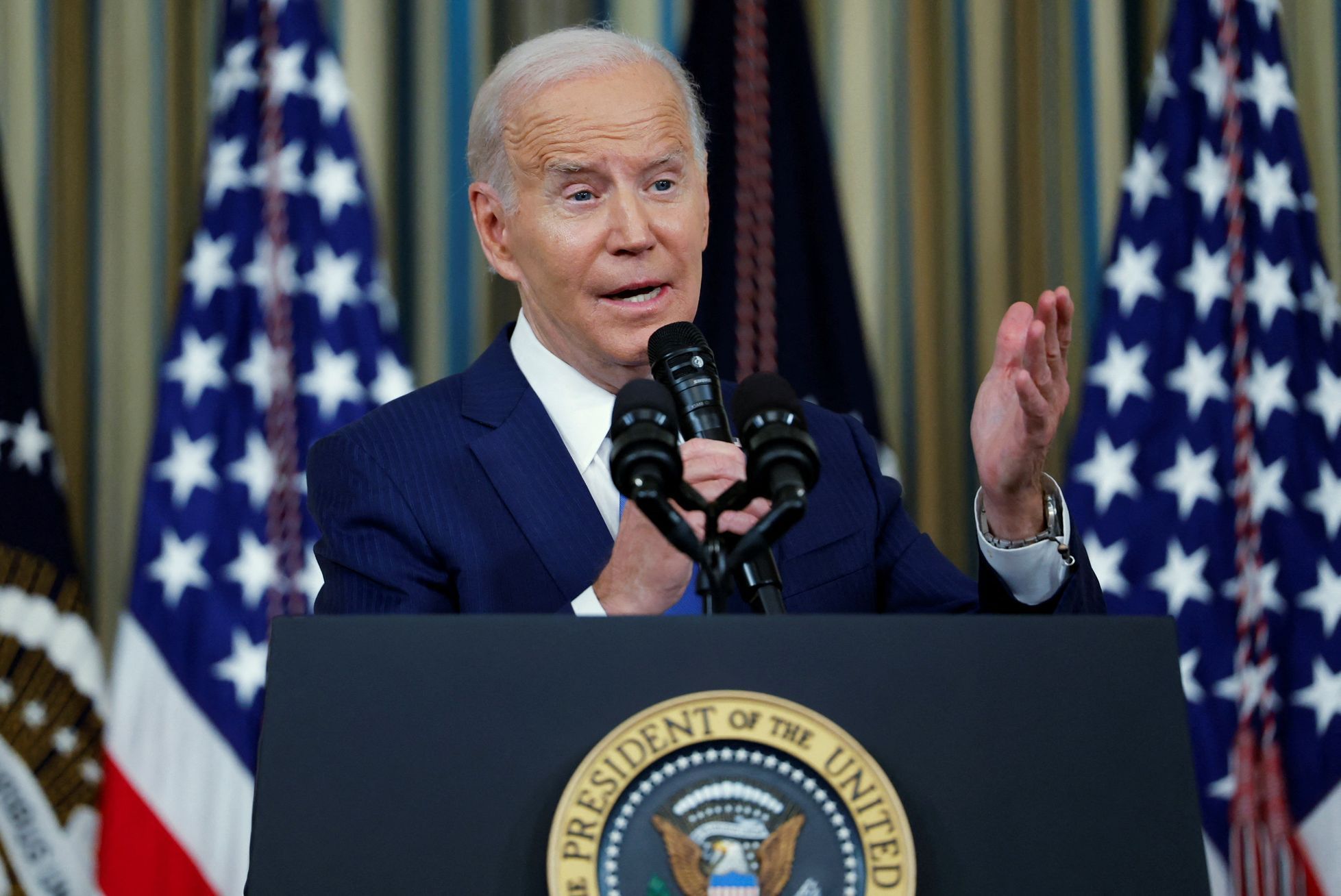 Joe Biden, USA, volby, tisková konference