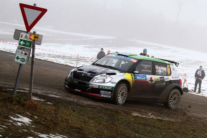 Jänner rallye 2014: Raimund Baumschlager, Škoda Fabia S2000