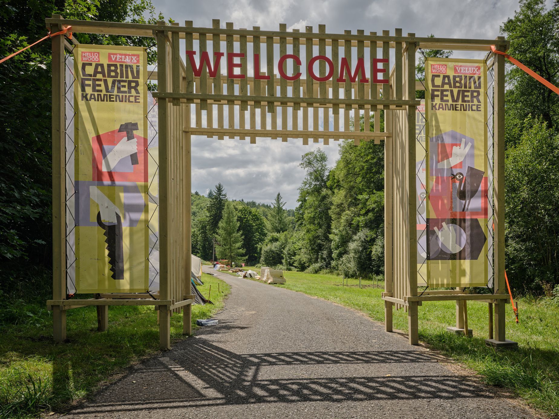 rekreační bydlení, glamping, škola, studenti, architektura, česká kamenice