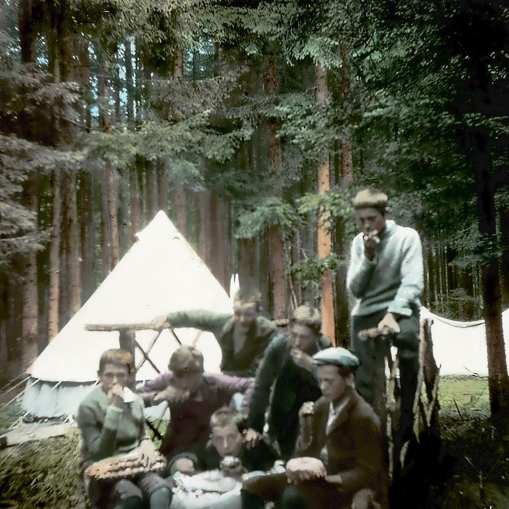 Takhle vypadal první český skautský tábor. Už je to 100 let