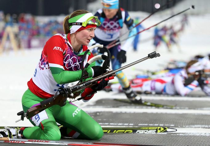 Soči, biatlon, stíhačka Ž: Darja Domračevová