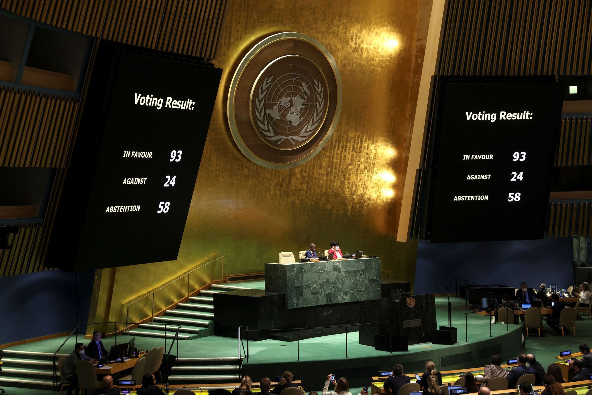 OSN valné shromáždění rusko rada lidských práv