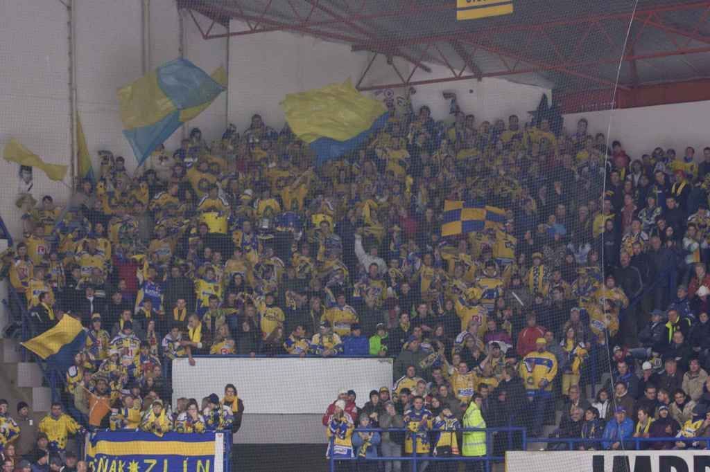 Zlín - Kometa: fanoušci Zlín