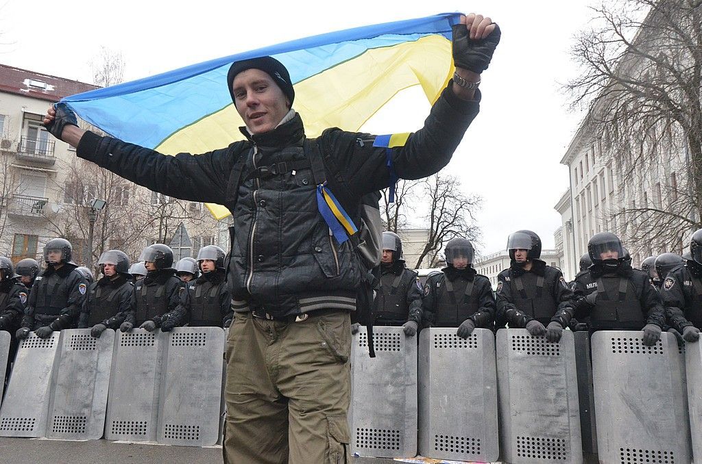 Demonstrace v Kyjevě