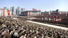 North Koreans including soldiers attend a rally in support of North Korean leader Kim Jong-un's order to put its missile units on standby in preparation for a possible war against the U.S. and South Korea, in Pyongyang March 29, 2013, in this picture released by the North's official KCNA news agency on Friday. North Korea put its rocket units on standby on Friday to attack U.S. military bases in South Korea and the Pacific, after the United States flew two nuclear-capable stealth bombers over the Korean peninsula in a rare show of force.