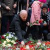 Pietní místo u Karolina, Univerzity Karlovy, po střelbě na Filosofické fakultě