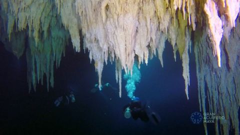Potápěči objevili největší zaplavenou jeskyni světa. Je napojena na mayská města