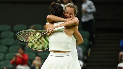 Sie Šu-wej a Barbora Strýcová, Wimbledon 2023