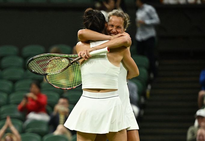 Sie Šu-wej a Barbora Strýcová, Wimbledon 2023